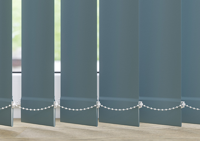 Orion (Blackout), Stone Blue - Vertical Blind Slats - Image 3